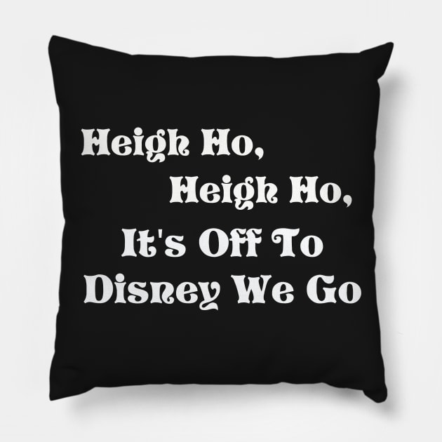 Heigh Ho Tee Pillow by Philharmagicalshop