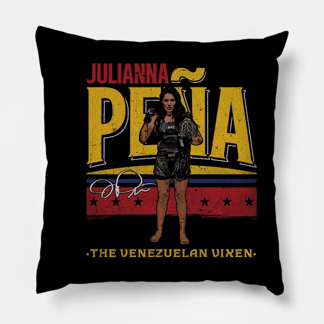 Julianna Pena Flag Pillow by ganisfarhan