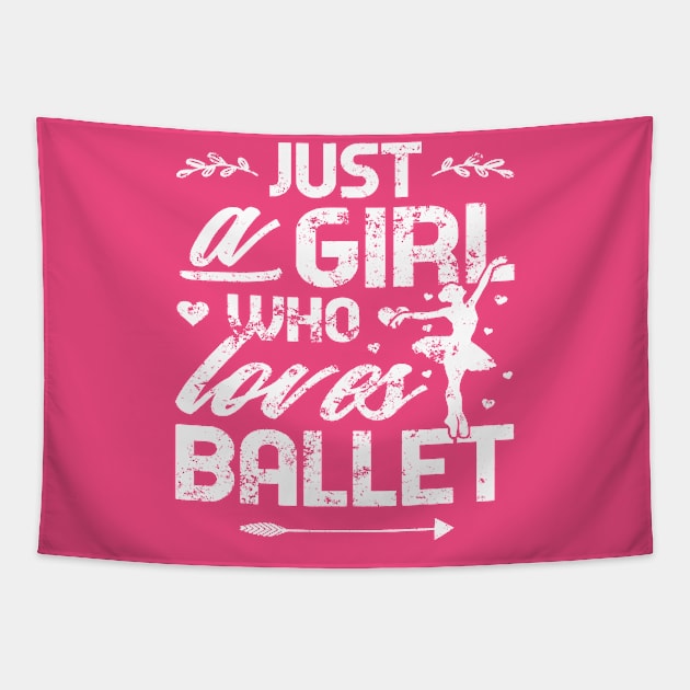 Ballerina Love To Dance Ballet and Dance Tapestry by LEGO