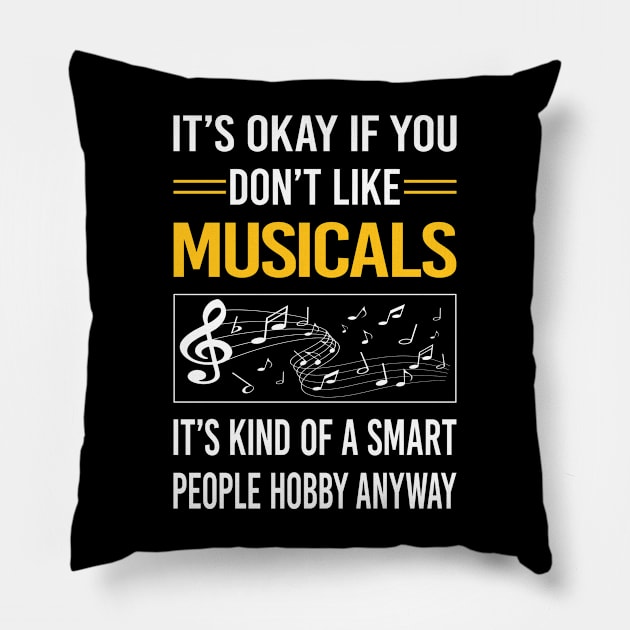 Funny Smart People 02 Musicals Pillow by Happy Life