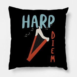 Harp Diem Pillow