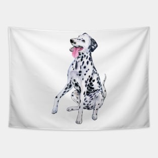 hand drawn Dalmatian Tapestry