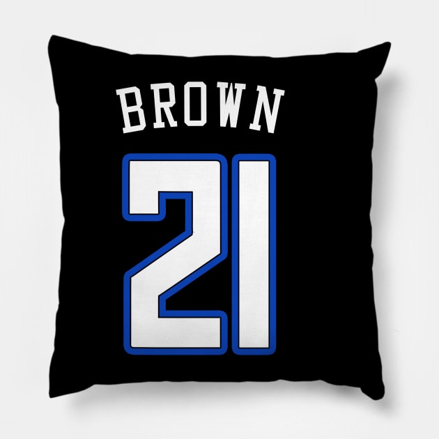 NBA DRAFT - FRONT & BACK PRINT Pillow by Buff Geeks Art