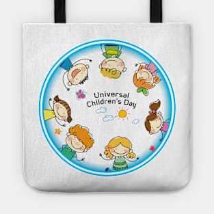 Happy Children all around the world Tote