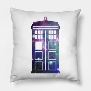 Cosmic Galaxy Time Machine Tardis Pillow