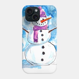 Let's build a Snowman Phone Case