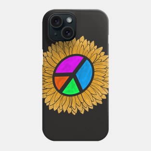 Sunflower Peace Phone Case