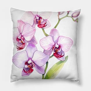 Cute Orchid Art Pillow