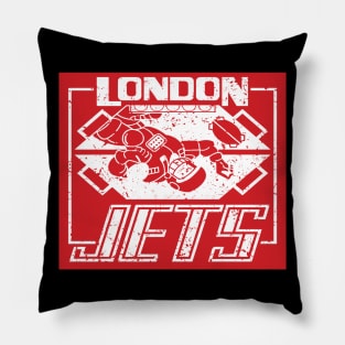 Red Dwarf London Jets Distressed Pillow