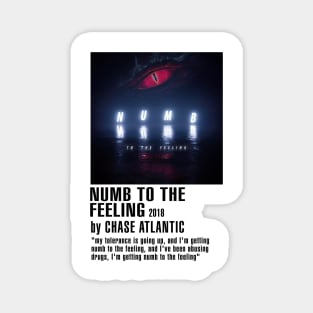 Chase Rock Band Atlantic Numb To Feeling Magnet