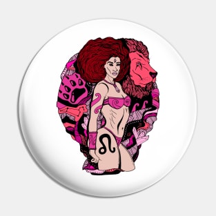 Leo Beauty - Pink Edition Pin