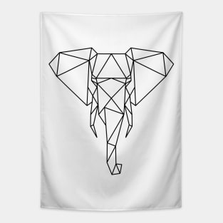 Geometric elephant Tapestry