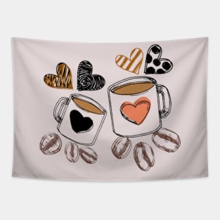 Coffee Love Tapestry