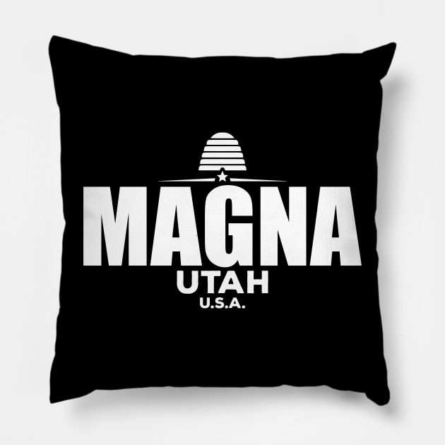 Magna Utah Pillow by RAADesigns