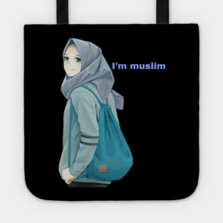 Muslim anime design Tote