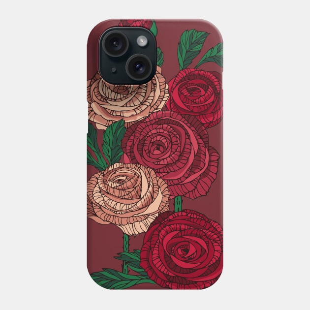 Ranunculus Flower Phone Case by LadaZodak