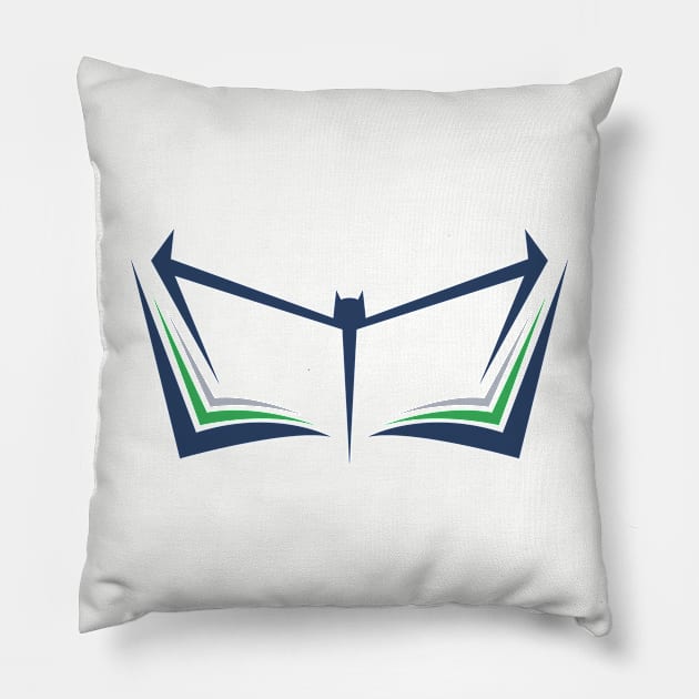 Seattle Football TBBC Pillow by The Batman Book Club