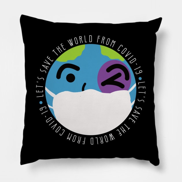 covid 19 Pillow by teemarket