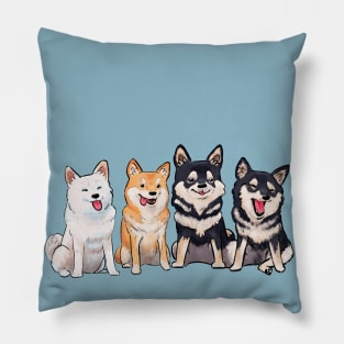 Shiba Friends Pillow