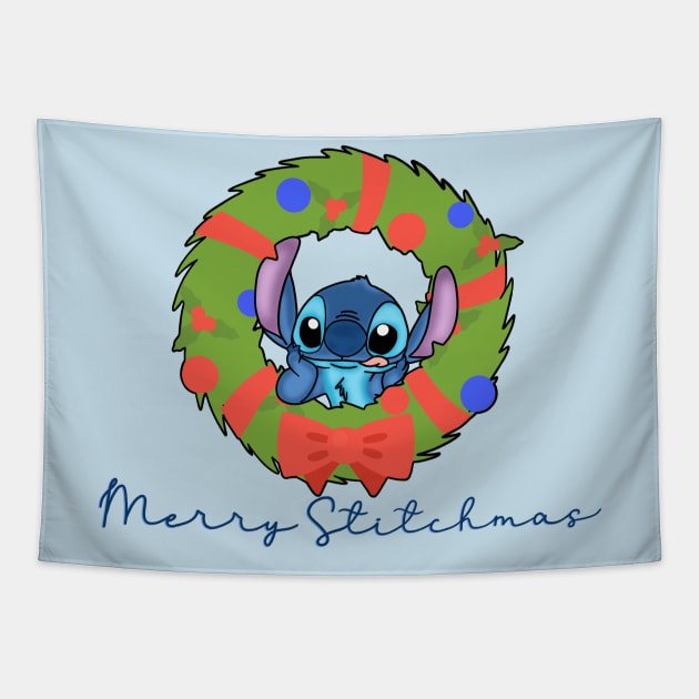 Merry Stitchmas! Tapestry by meggbugs