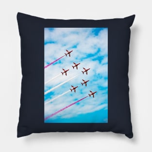 The Red Arrows Festival Of Flight Pillow