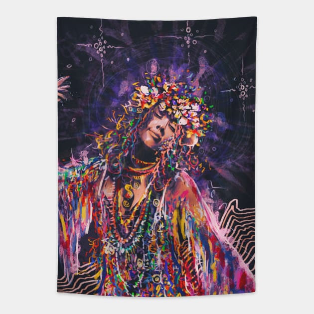 Persephone Tapestry by visionarysea