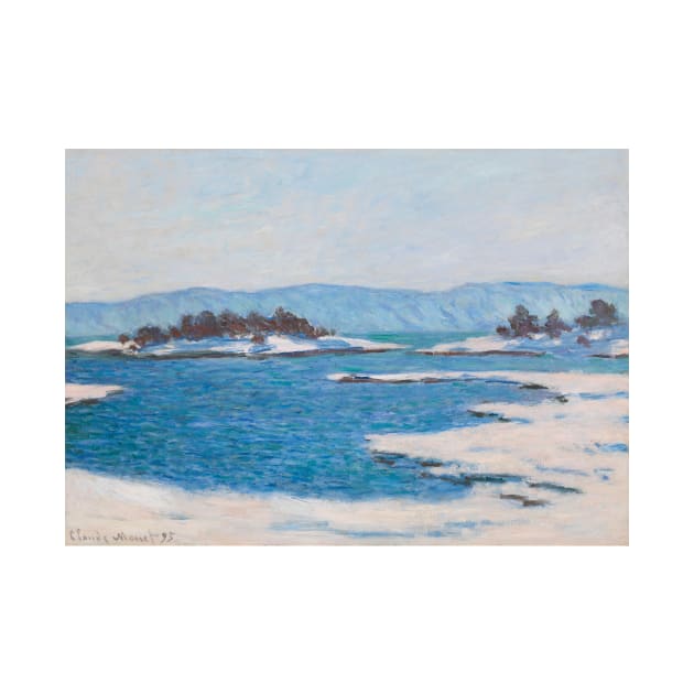 Au Bord Du Fjord De Christiania by Claude Monet by Classic Art Stall