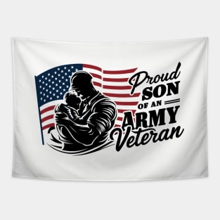 Proud Son Of an Army Veteran Tapestry