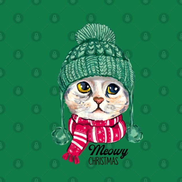 Meowy Christmas Jingle Cat by SuperrSunday