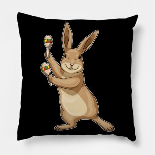 Rabbit Musician Maracas Music Pillow