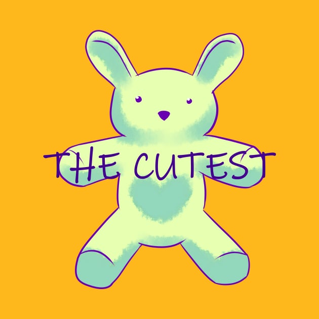 The cutest bunny green by Demonic cute cat