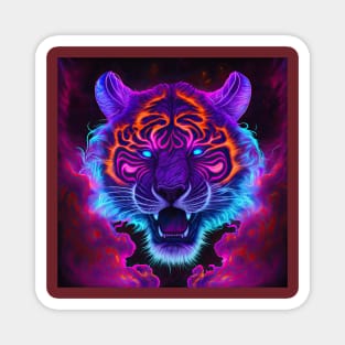 Tiger - Cosmic Clouds Series Magnet