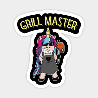 BBQ Unicorn Magnet