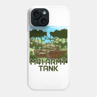 M41 Walker Bulldog Tank Military Armed Forces Novelty Gift Phone Case