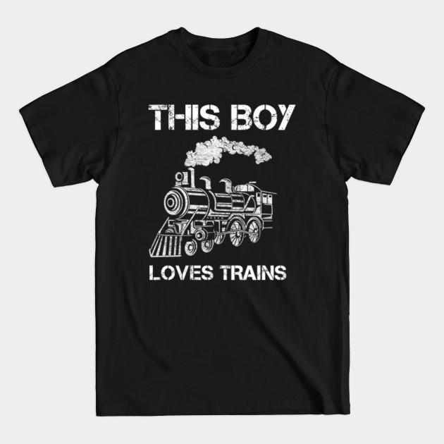 Disover Railway Workers Train Steam Locomotive - Railroad - T-Shirt