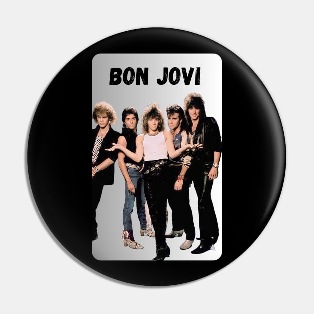 Bon Jovi Pin by FunComic