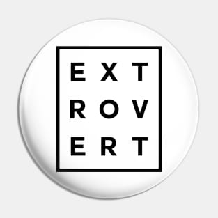 Extrovert Boxed (Black) Pin