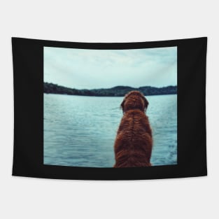 Lake Dog Tapestry