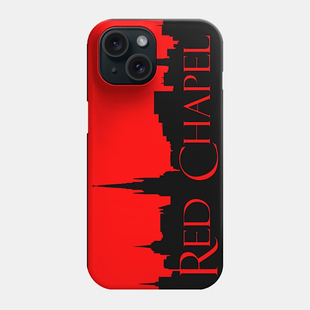 Red Chapel (Red Silhouette) Phone Case by Dave