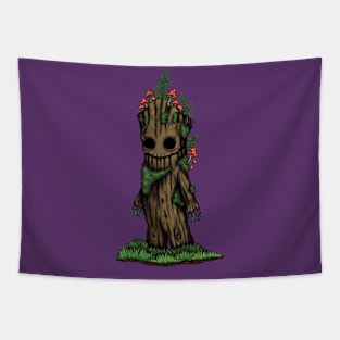 Mushroom tree stump Tapestry