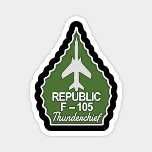 F-105 Thunderchief Arrowhead (Green) Magnet