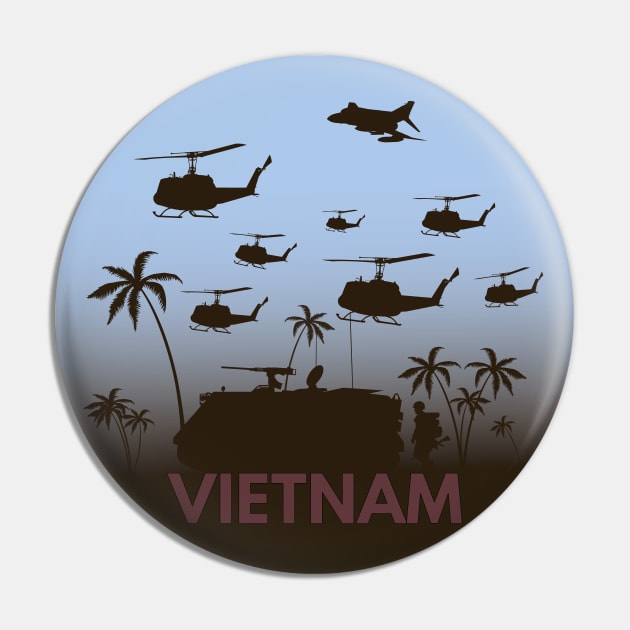 Vietnam War Pin by NorseTech
