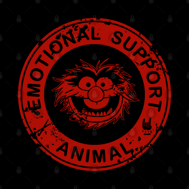 Emotional Support Animal Vintage by LOVE ME PODCAST