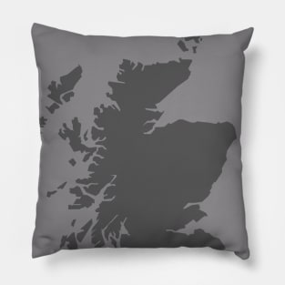 Scotland Map Pillow