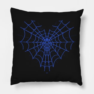 Spider Web Heart V20 Pillow