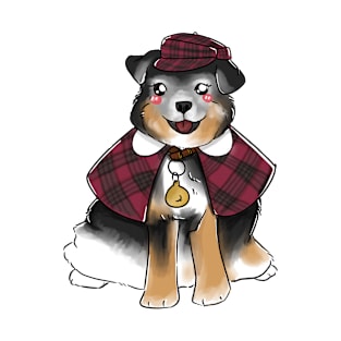 Cute Sherlock Holmes Dog _Jingjing T-Shirt
