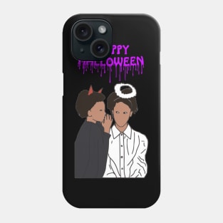 Happy Halloween Whisper Purple Phone Case