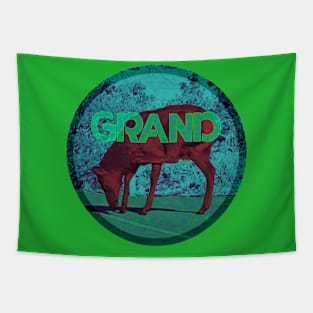 Grand Canyon National Park 7 Scratch Logo Tapestry