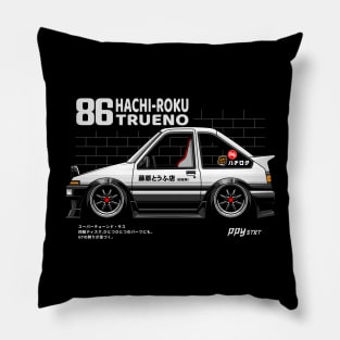 AE86 INITIAL D CHIBI STYLE - PAPAYA STREEETART Pillow