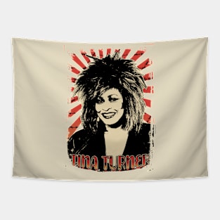 Tina Turner  Retro Vintage Aesthetic Tapestry